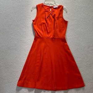 Orange dress